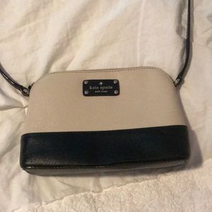 Black and off white Kate spade crossbody
